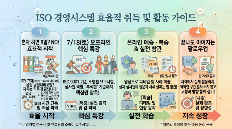 [서울 7-18]ISO 인증심사원 양성과정 - 자격증 한 장이 아니라, '일하는 눈'을 바꾸는 하루